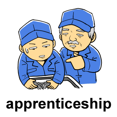 apprenticeshipのイラスト