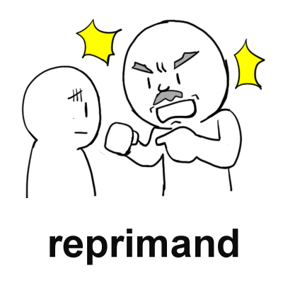 reprimand