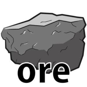 英単語「ore[名]鉱石」イラスト | イラストと語呂合わせで覚える英単語