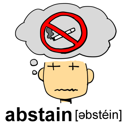 abstainイラスト