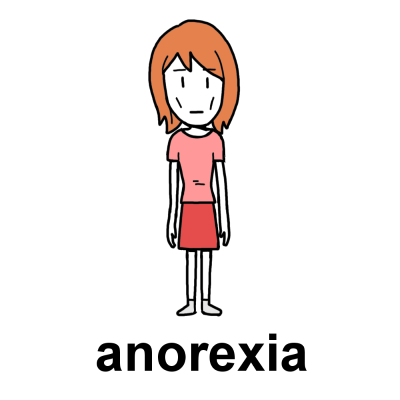 anorexiaイラスト