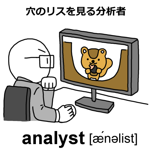 analystのイラスト