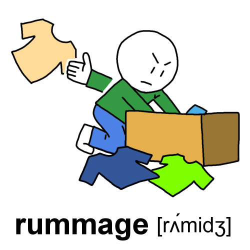 rummageのイラスト