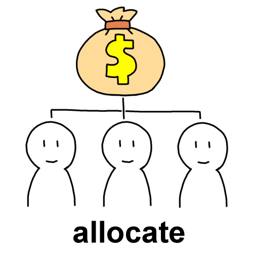 allocateのイラスト