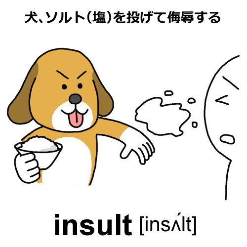 insultのイラスト