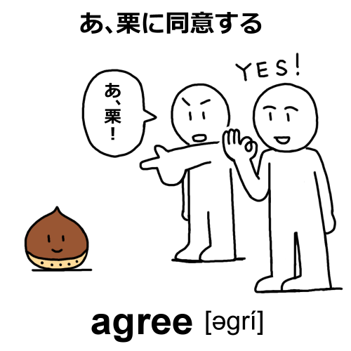 agreeのイラスト